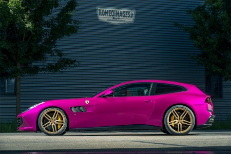 Ferrari GTC4Lusso With Pink Color