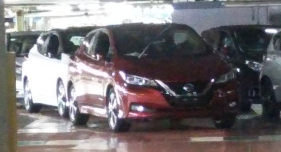 Nissan Leaf Caught Undisguised In Factory