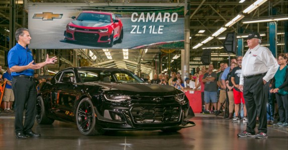 ประมูล Chevy Camaro ZL1 1LE 2018