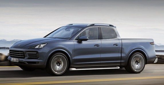 Porsche Cayenne Imagined As A Pickup Truck