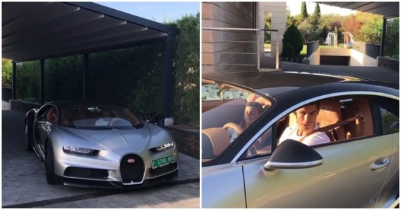 C.Ronaldo เพิ่งถอย Bugatti Chiron