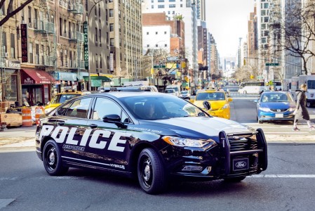 Michigan State Police car