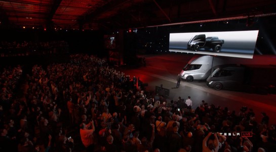 Tesla Pickup Truck Teased