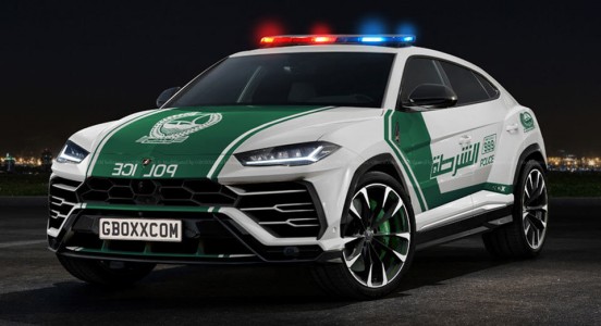 Lamborghini Urus Is Police car Dubai