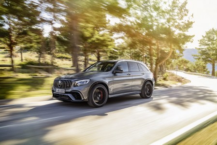 2018 Mercedes-AMG GLC63 SUV (European model shown)