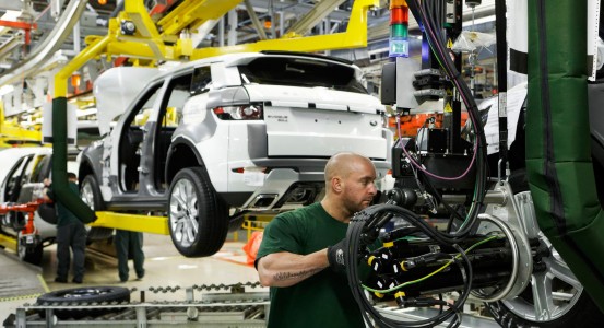 Car factory Of Jaguar Land Rover