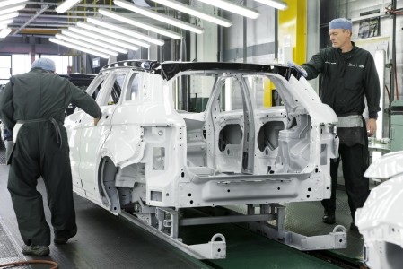 Car factory Of Jaguar Land Rover