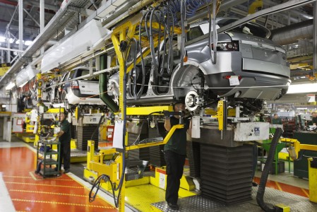 Car factory Of Jaguar Land Rover