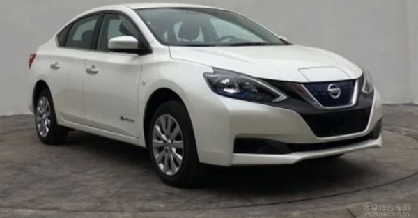 Nissan Sylphy EV spyshot