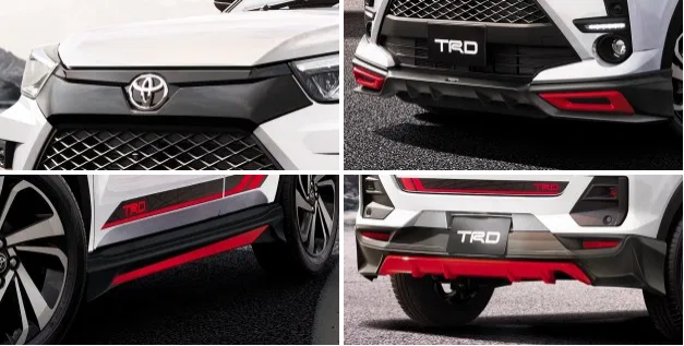 ภายนอก Toyota Raize จากชุดแต่ง TRD