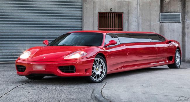 ยลโฉม! Ferrari 360 Modena ร่าง limousine