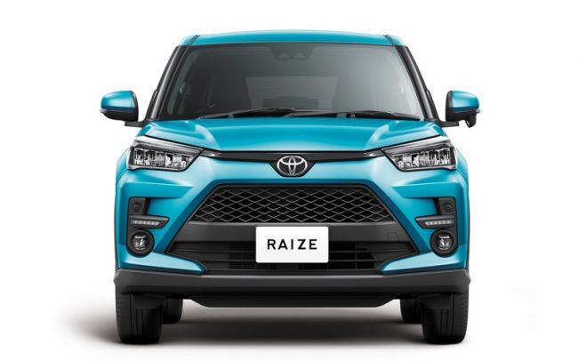 มิติตัวถัง Toyota RAIZE