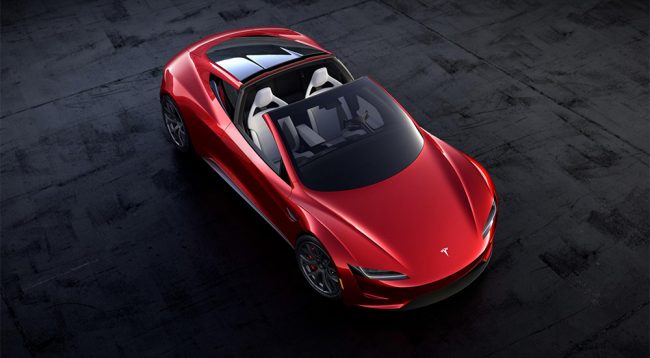 ตัวถังและภายใน Tesla Roadster II